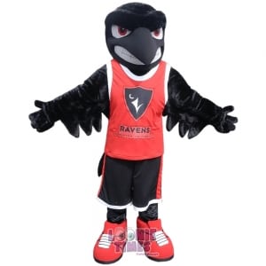 Custom Bird Mascot Costume raven