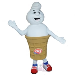 Custom Food Items Mascot Costume Ice Cream