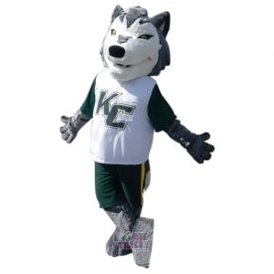 Custom Canine Mascot Costume wolf