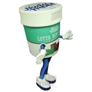 Custom Food Items Mascot Costume Ice Cream