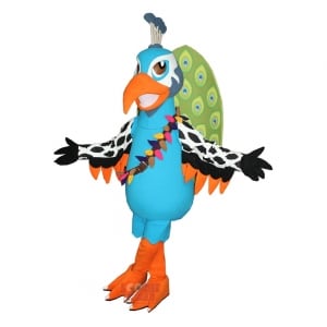 Custom Bird Mascot Costume peacock