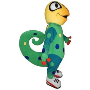 Custom Reptile Mascot Costume Chameleon