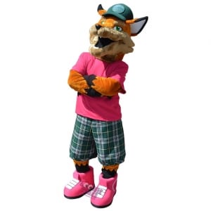 Custom Canine Mascot Costume fox
