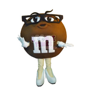 Custom Food Items Mascot Costume Chocolate