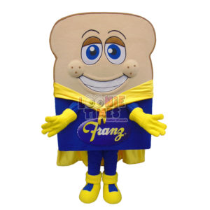 Custom Food Items Mascot Costume Toast Bread