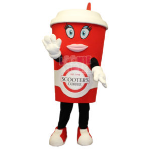 Custom Food Items Mascot Costume coffee