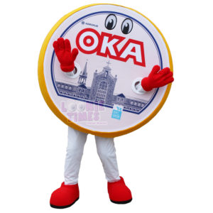 Custom Food Items Mascot Costume Cheese
