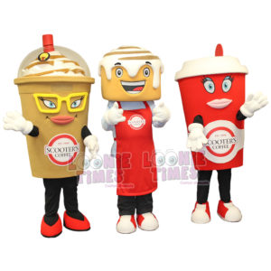 Custom Food Items Mascot Costume Coffee Goods
