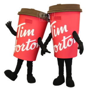 Custom Product Mascot Costume Tim Hortons Coffee