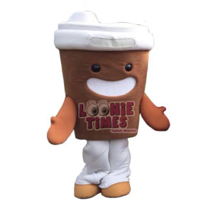 Custom Food Items Mascot Costume Coffee