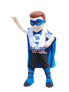 Custom Humanoid Mascot Costume Superhero