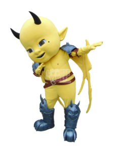 Custom TV Character Mascot Costume Post Malone Devil