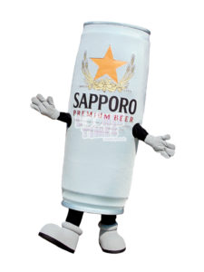 Custom Product Mascot Costume Sapporo Beer
