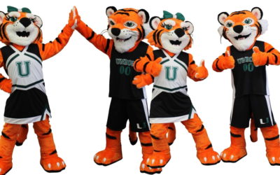 Union Middle School San Jose, California Custom Mascot Tiger Costumes