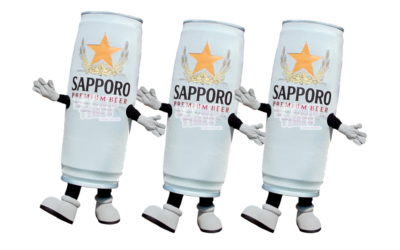 Sapporo U.S Custom Object Mascot Beer Can Costume from New York